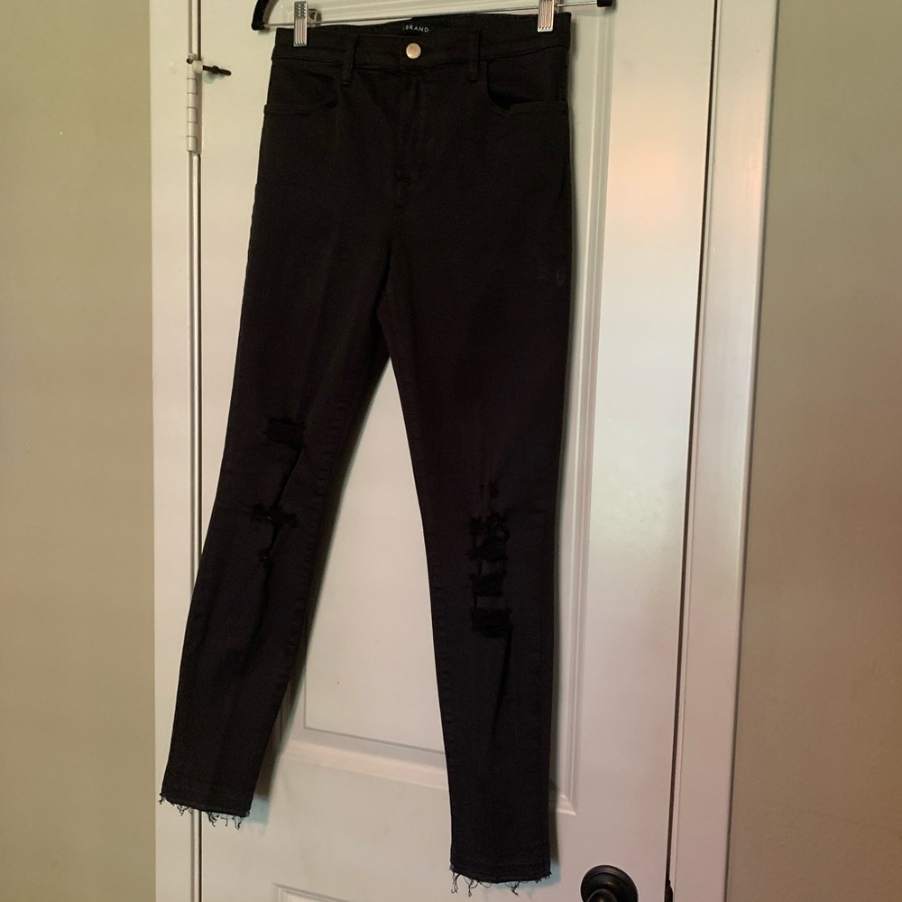 J Brand Distressed Skinny Jeans